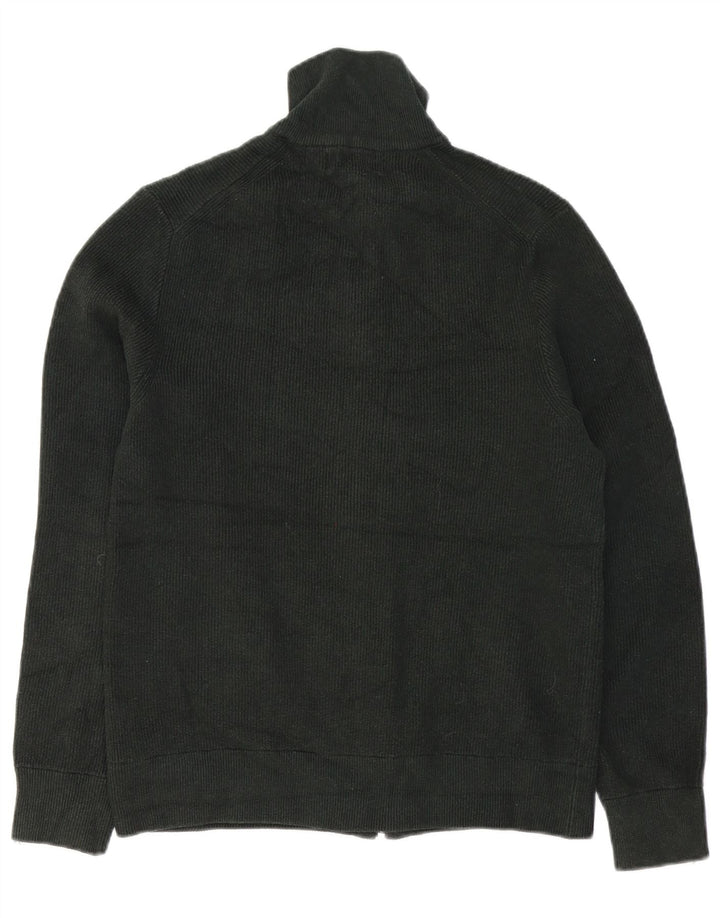 Marks & Spencer Cardigan Pull Homme Vert Moyen Coton