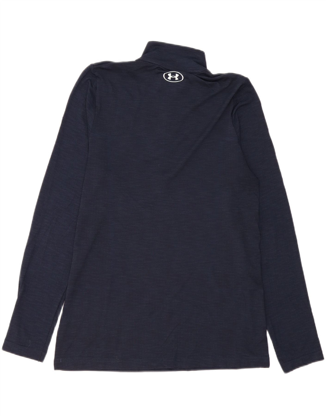 UNDER ARMOUR Haut à col zippé à manches longues pour homme Bleu marine moyen Polyester