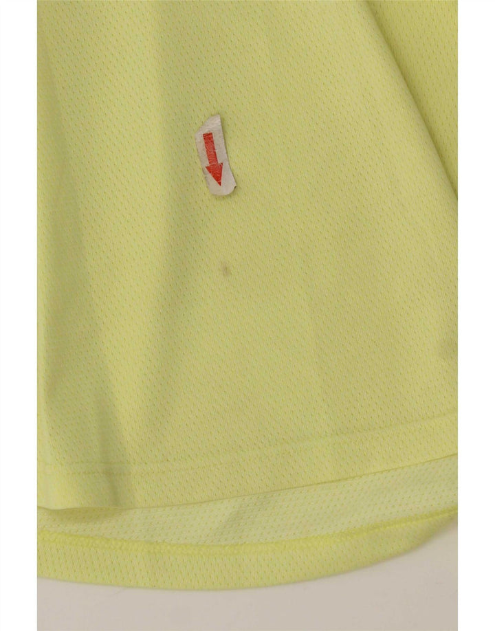 Adidas Débardeur Femme UK 14 Grand Jaune Polyester