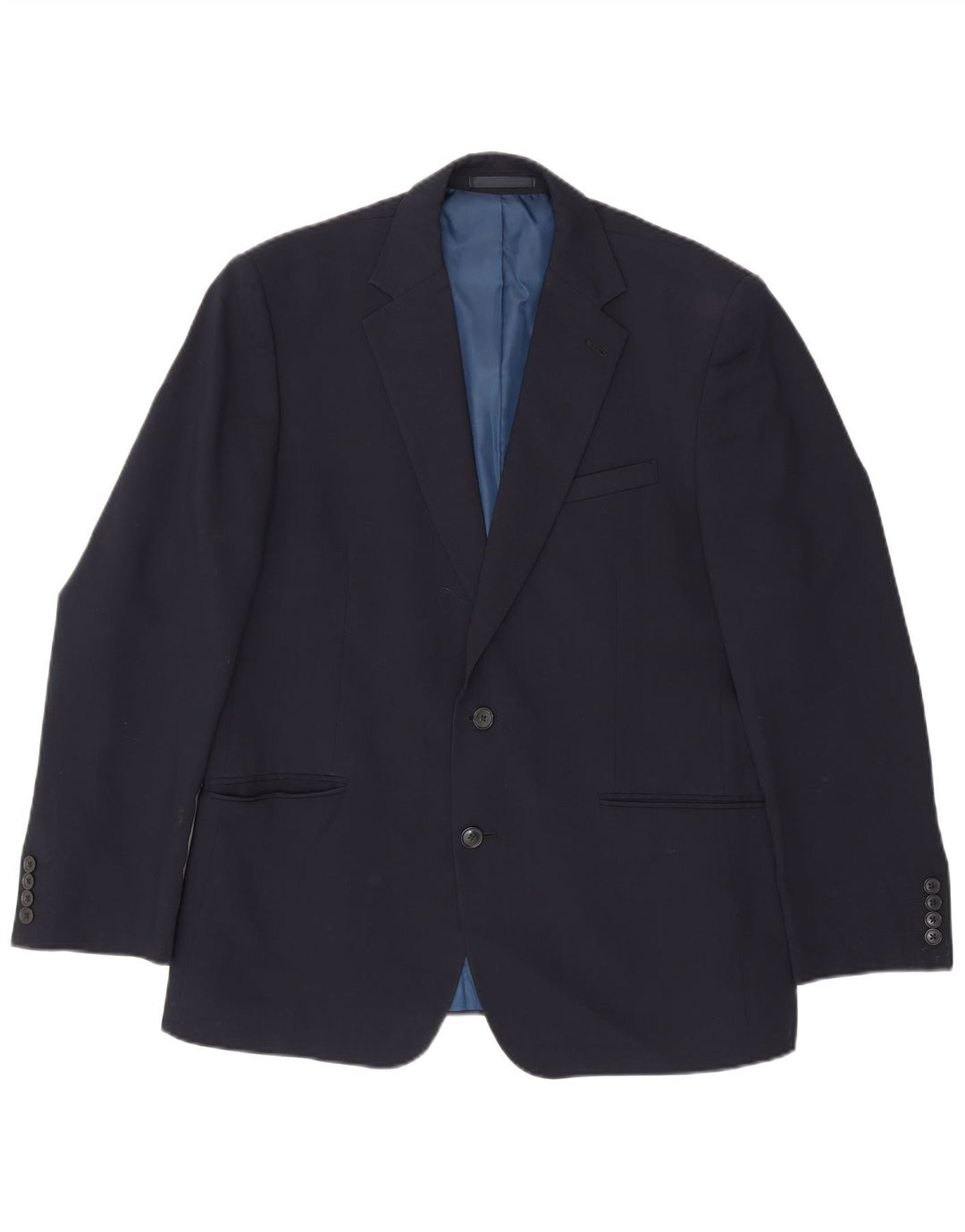 Marks & Spencer Veste blazer à 2 boutons pour homme UK 42 Large Bleu marine