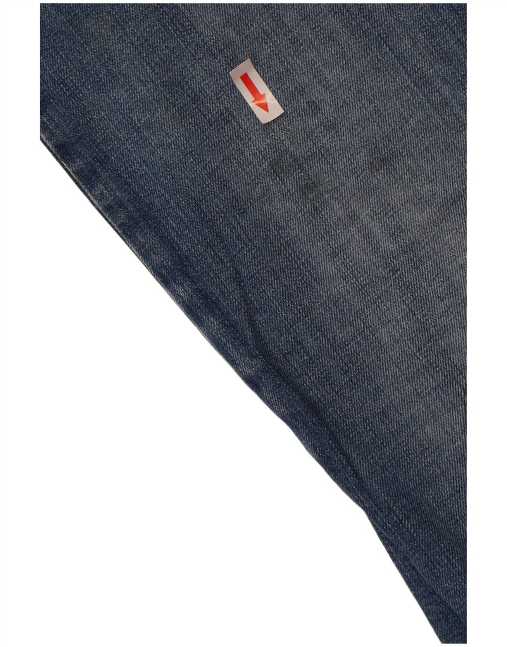 Armani Jean droit coupe droite W35 L30 bleu coton pour homme