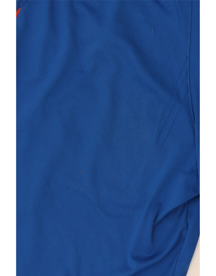 Short de sport Adidas Garçon Climalite 9-10 ans Bleu Polyester