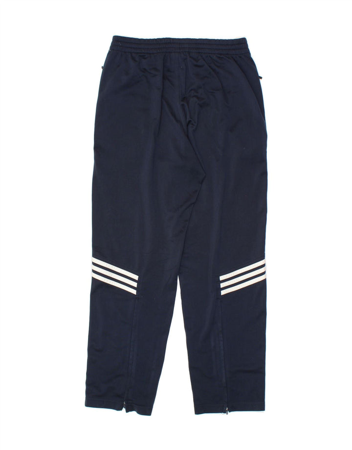 ADIDAS Boys Tracksuit Trousers 13-14 Years  Navy Blue Polyester Vintage Adidas and Second-Hand Adidas from Messina Hembry 