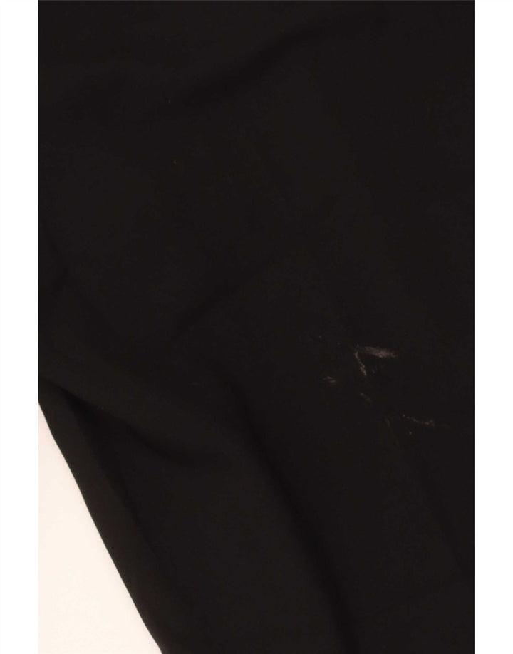 Marks & Spencer Pantalon de Costume Droit Homme W38 L31 Noir Polyester