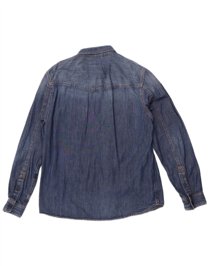 Timberland Chemise en Jean Slim Fit Homme Bleu Coton