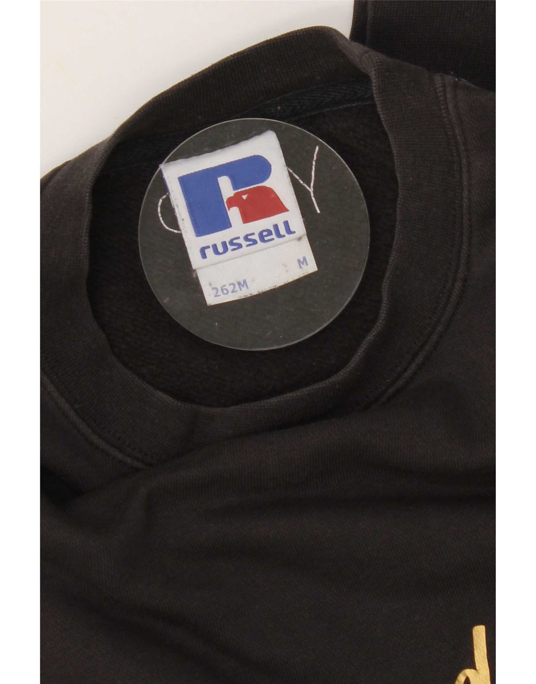 Russell Athletic Sweat-shirt graphique pour homme en coton noir moyen