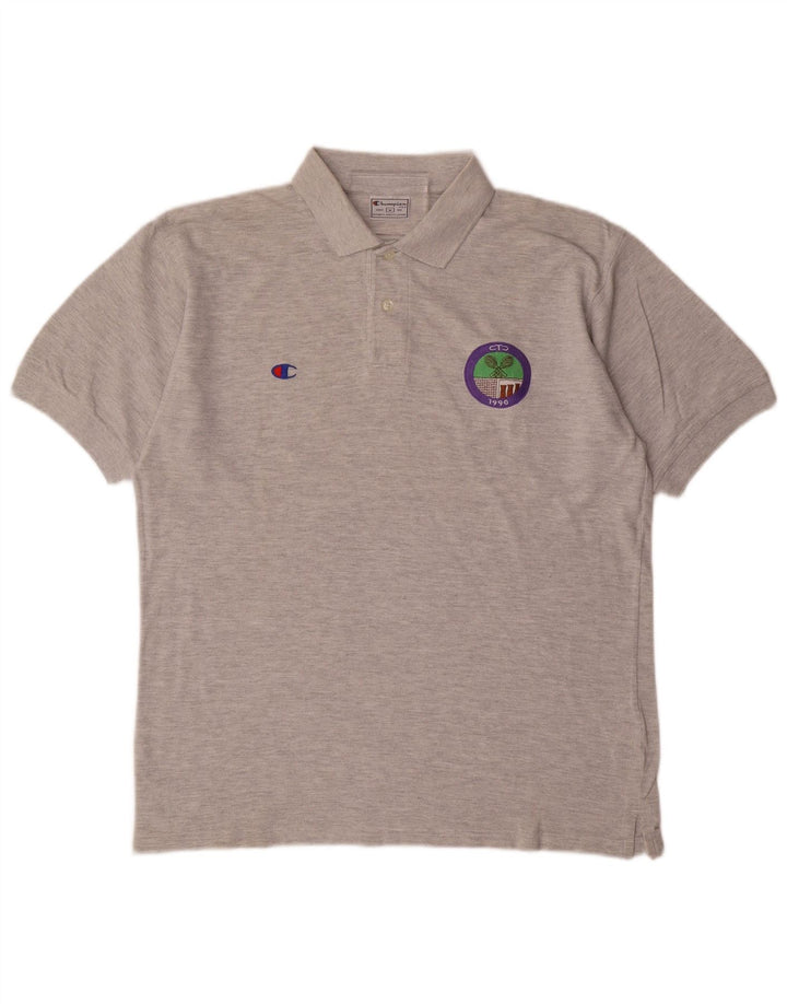 CHAMPION Polo Homme Gris Moyen