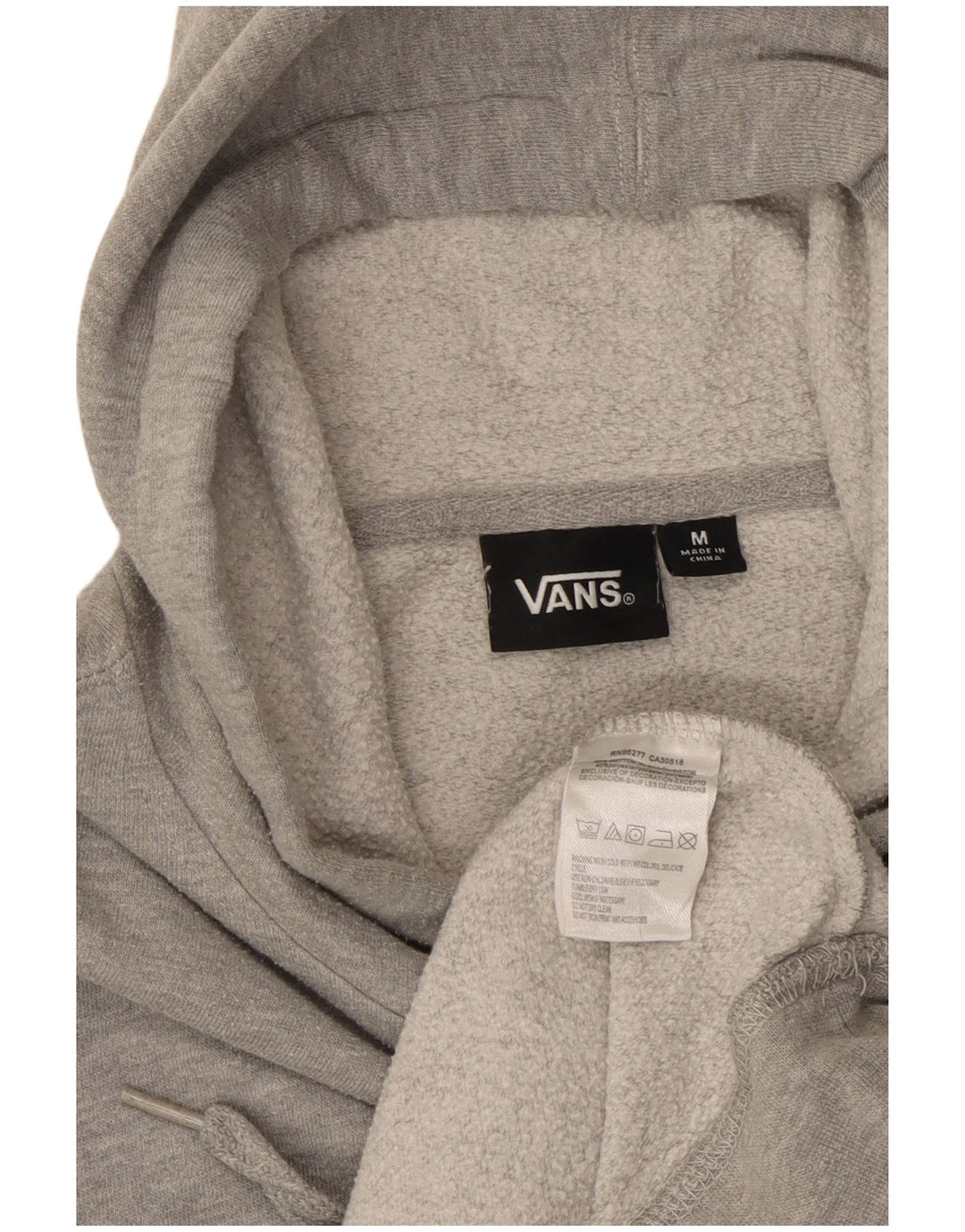 VANS Pull à capuche graphique pour homme en coton gris moyen