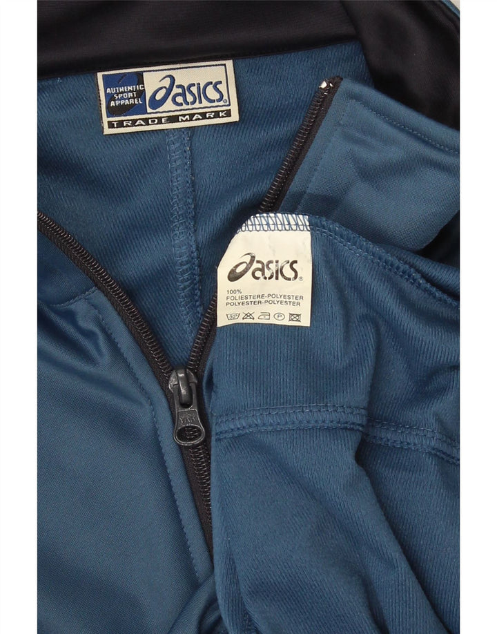 Asics Veste de survêtement pour homme Grand Bleu Polyester