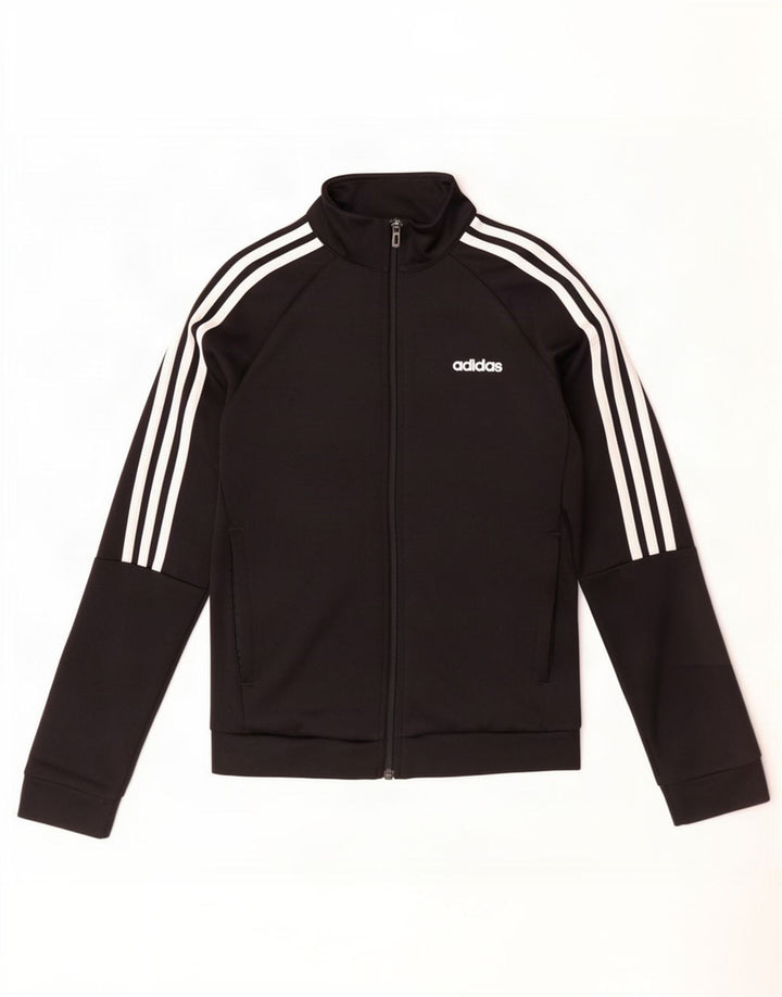 Adidas Climalite Survêtement Top Veste UK 4/6 XS Noir Polyester