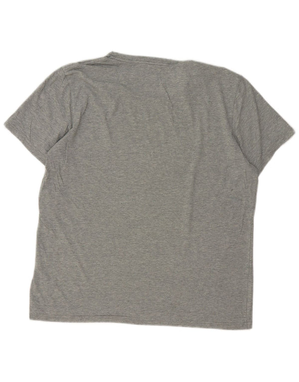 Polo Ralph Lauren T-shirt graphique pour hommes, grand coton moucheté gris