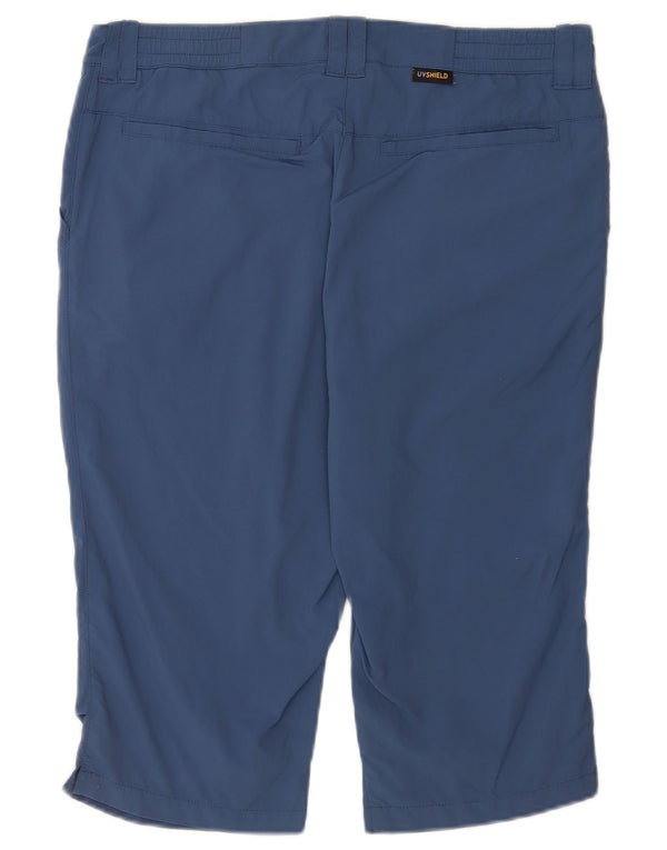 Jack Wolfskin Short Chino Femme UK 12 Medium W32 Bleu Polyamide