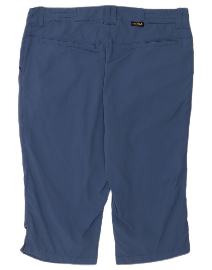 Jack Wolfskin Short Chino Femme UK 12 Medium W32 Bleu Polyamide