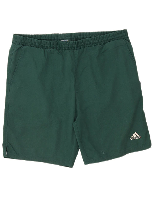 Adidas Short de sport homme vert moyen polyester