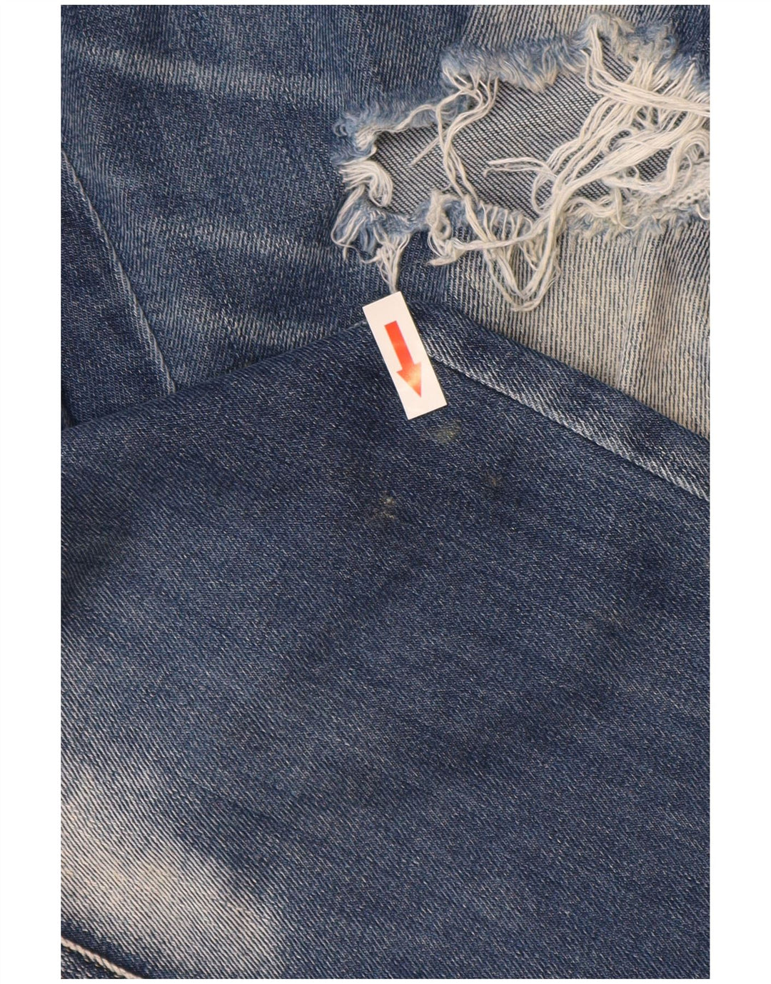 Replay Femme Katewin Jean Slim Effet Déchiré W32 L32 Bleu Coton