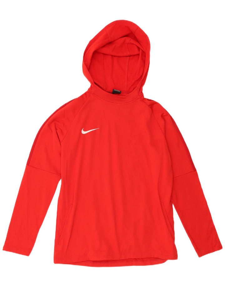 Nike Hommes Haut à capuche à manches longues Grand Rouge Polyester