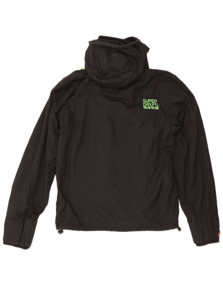 Superdry Veste coupe-vent pour hommes UK 42 XL Nylon noir