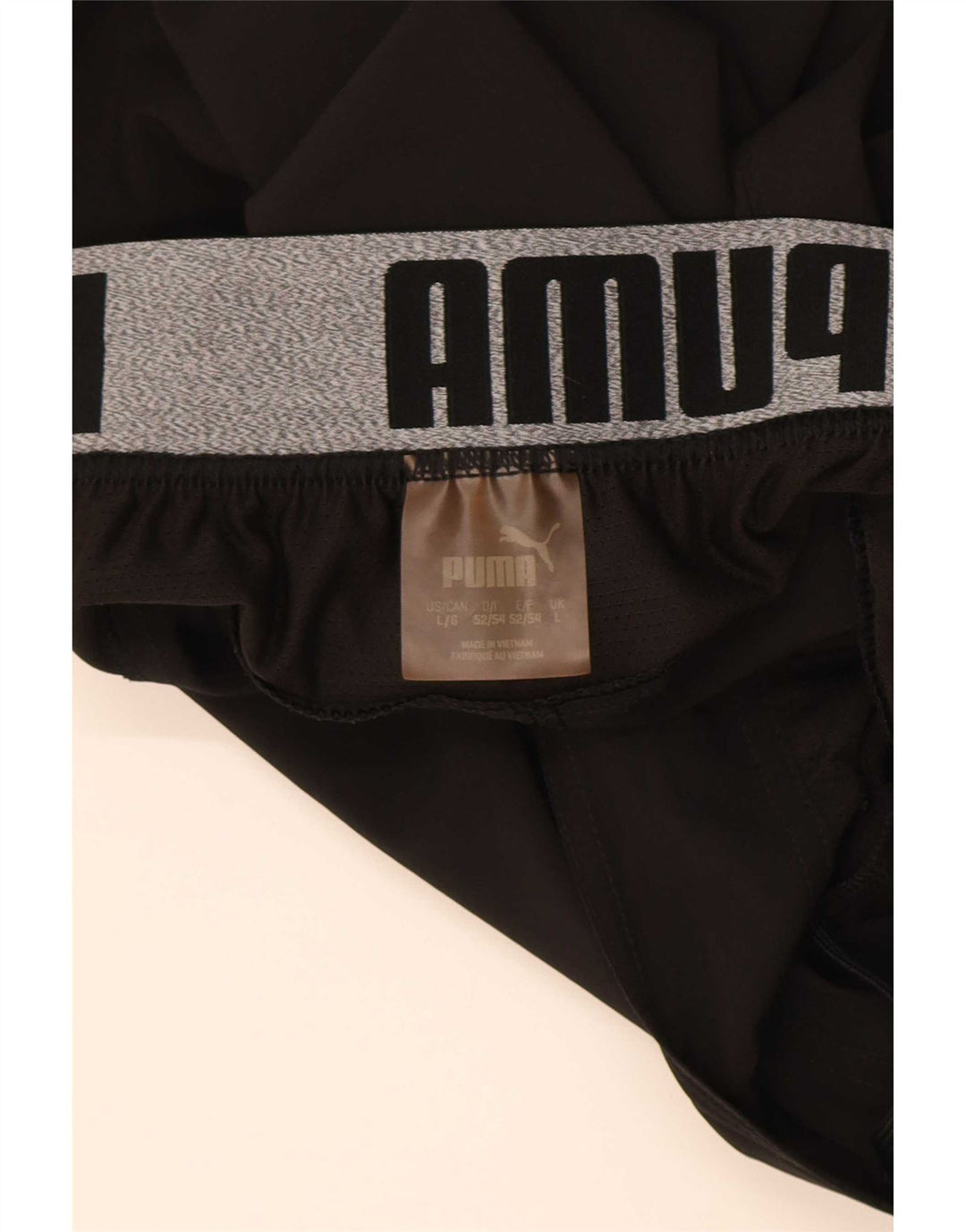 Puma Short de sport graphique homme grand noir polyester