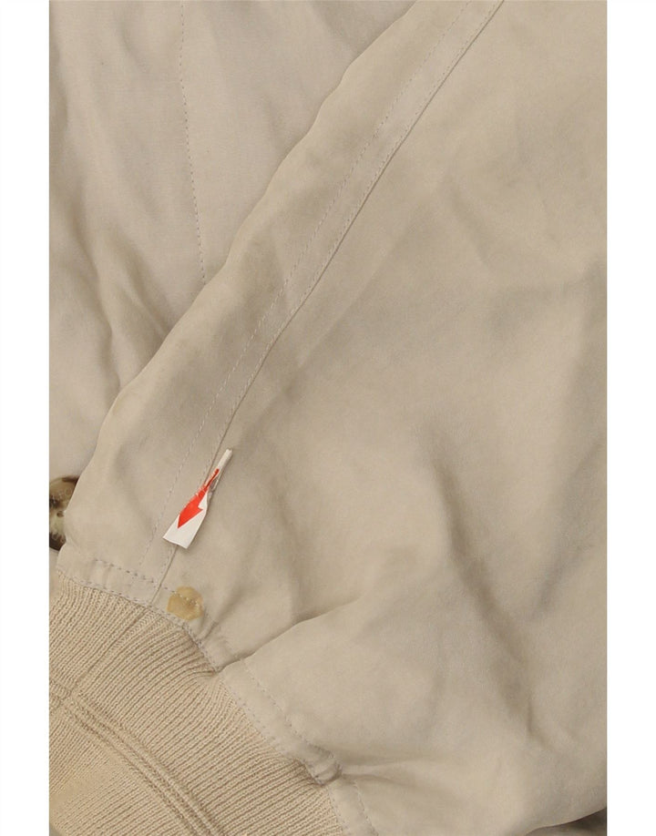 Ivy Oxford Veste Bomber Homme IT 50 Large Beige Soie
