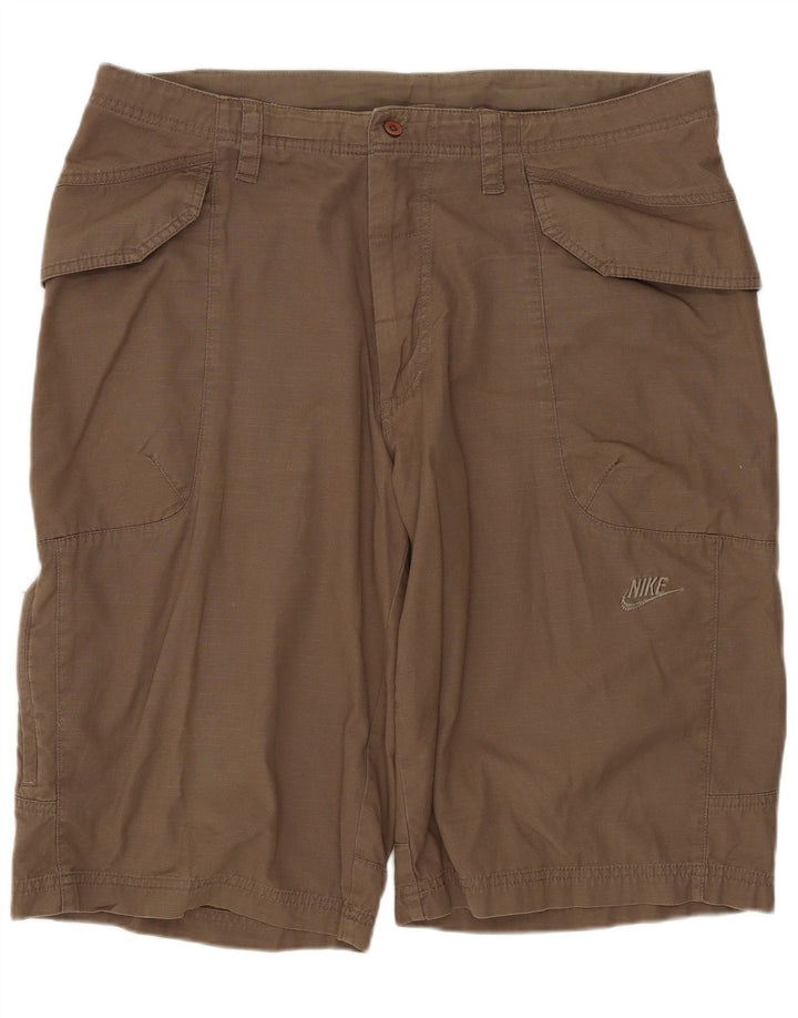 NIKE Short cargo pour homme W38 XL en coton marron