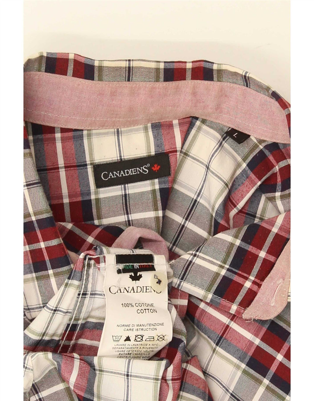 Chemise en flanelle pour hommes des Canadiens, grand coton à carreaux rouges
