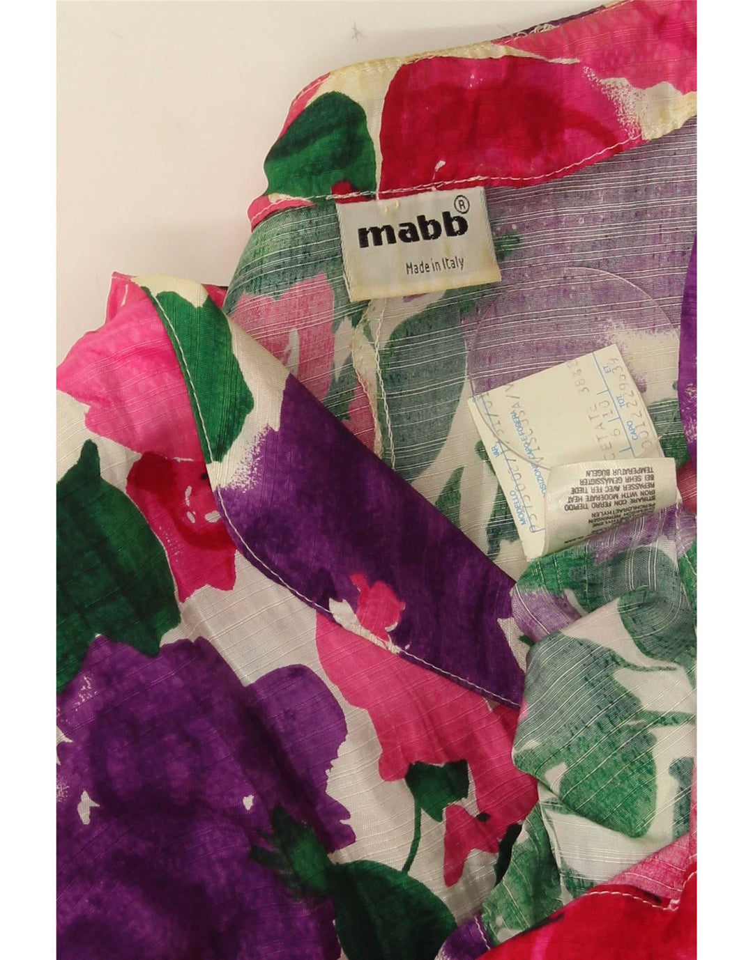 mabb Veste Blazer 4 Boutons Femme IT 42 Medium Multicolore Floral