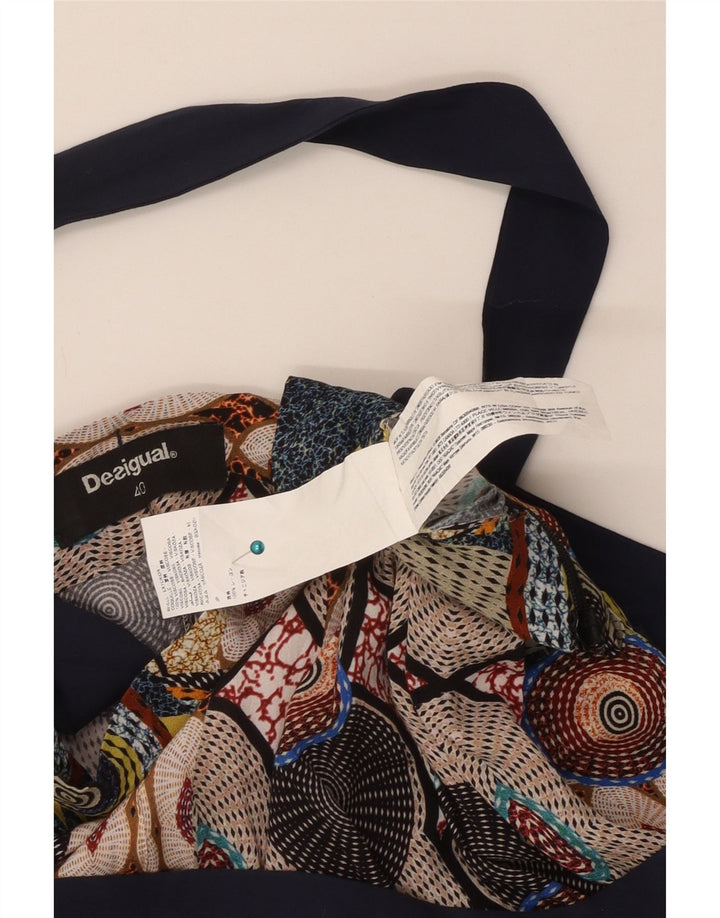 Desigual Pantalon sarouel à motif abstrait pour femme EU 40 Medium W30 L31 Multic