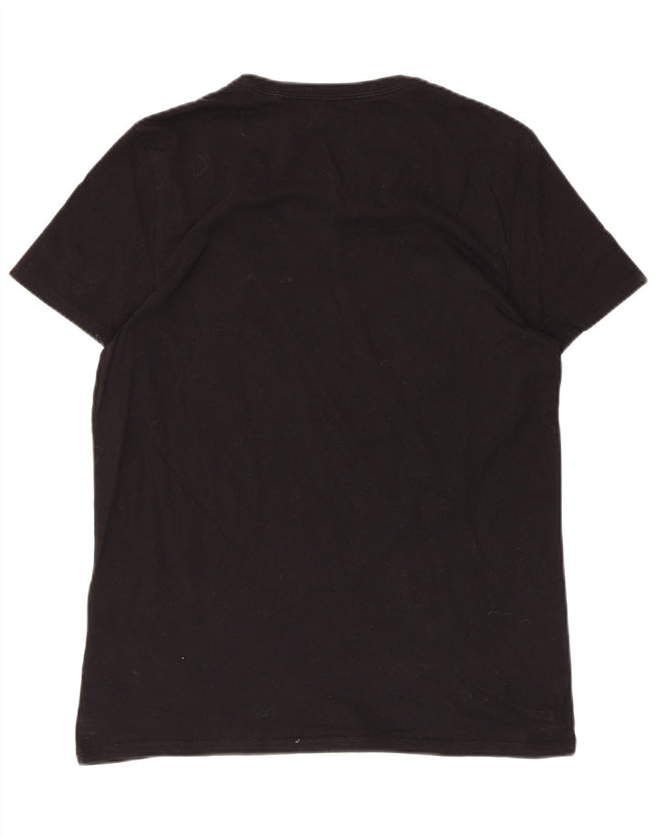 GUESS T-Shirt Graphique Homme Noir Moyen Coton