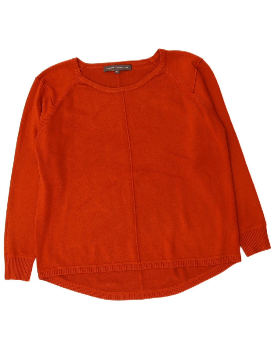 FRENCH CONNECTION Pull col bateau pour femme UK 18 XL Orange