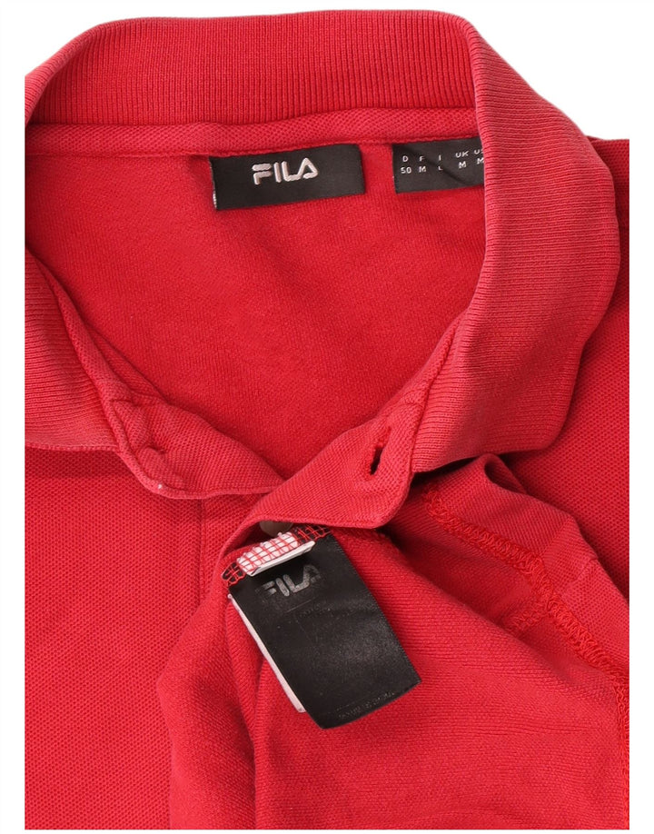 Fila Polo Homme Rouge Moyen Coton