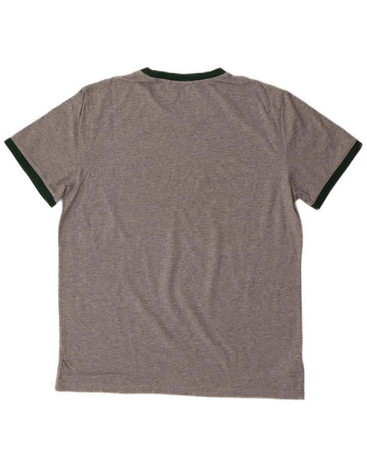 FRED PERRY T-Shirt Homme Haut Large Gris Coton