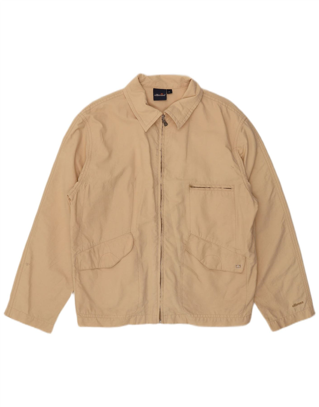 Ellesse Veste utilitaire pour homme UK 42 XL Beige Coton