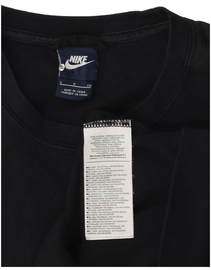 Nike Sweat-shirt pour femme UK 10 Petit coton noir