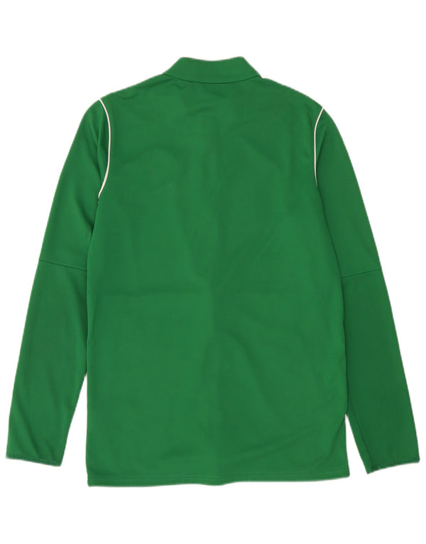Nike Homme Dri Fit Survêtement Top Veste Vert Moyen Polyester