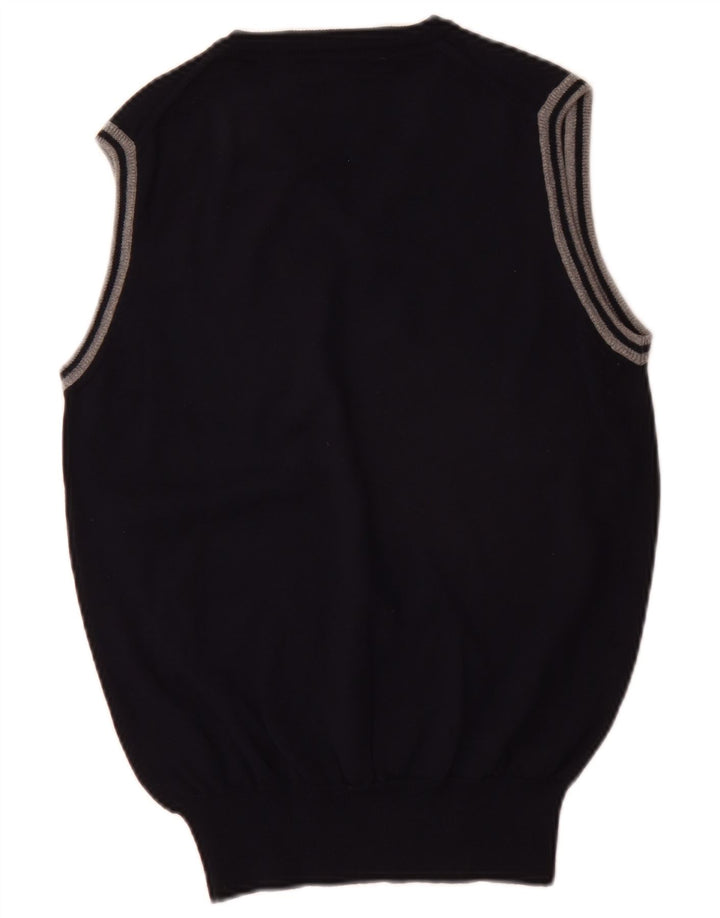 Fred Perry Gilet Débardeur Homme Petit Bleu Marine Laine