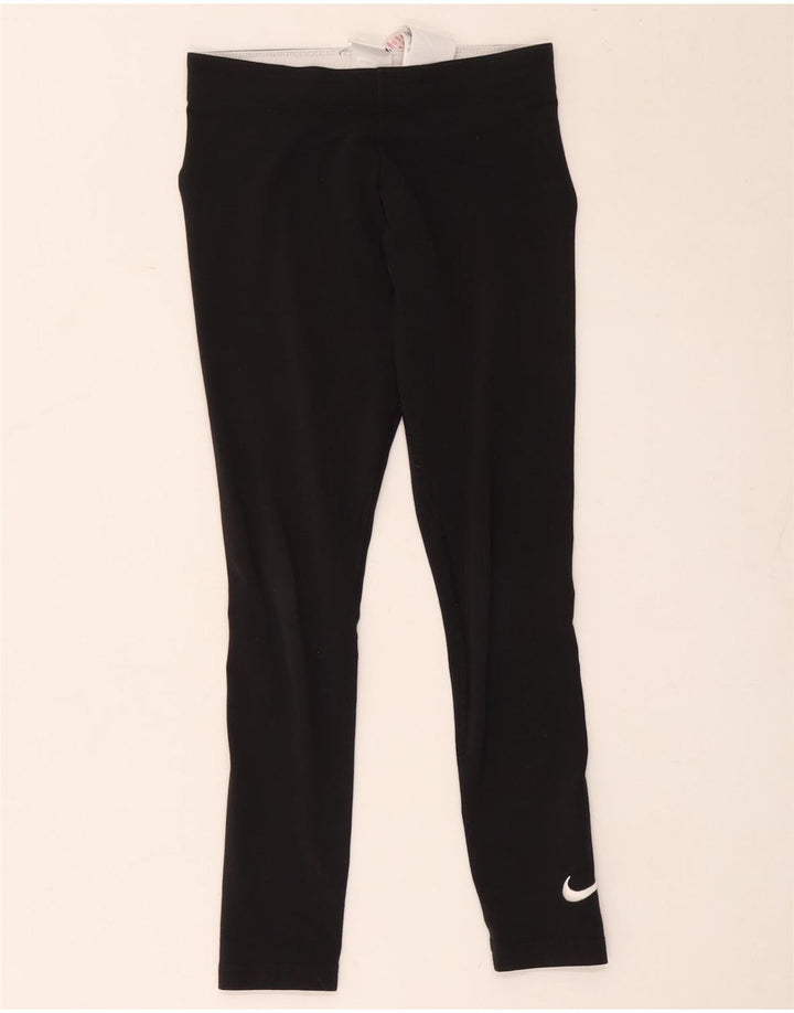 Nike Leggings Fille 10-11 ans Coton Noir Moyen