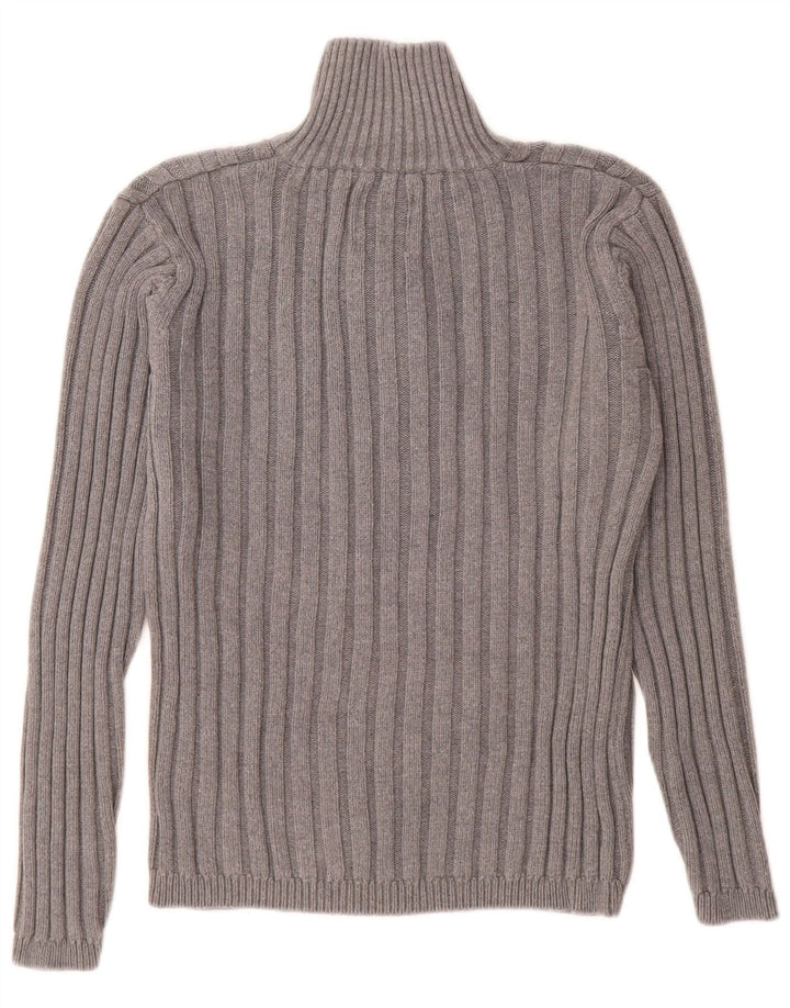 Jack & Jones Pull à col boutonné pour homme Petit gris Coton