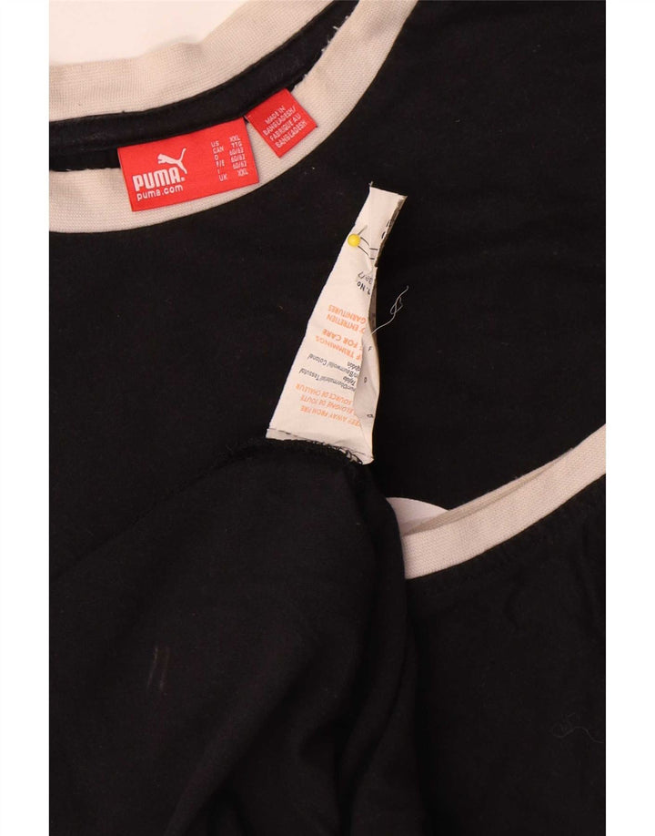 Puma Débardeur graphique pour homme 2XL en coton color block noir