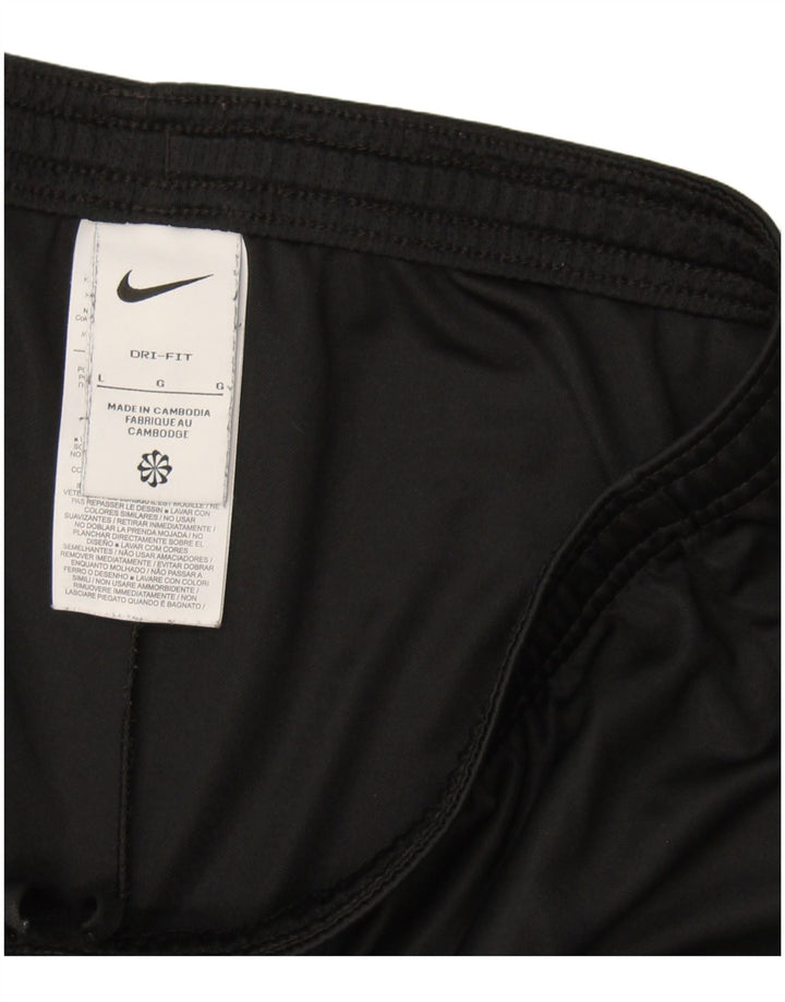 Short de sport Nike Dri Fit pour hommes, grand, noir, polyester