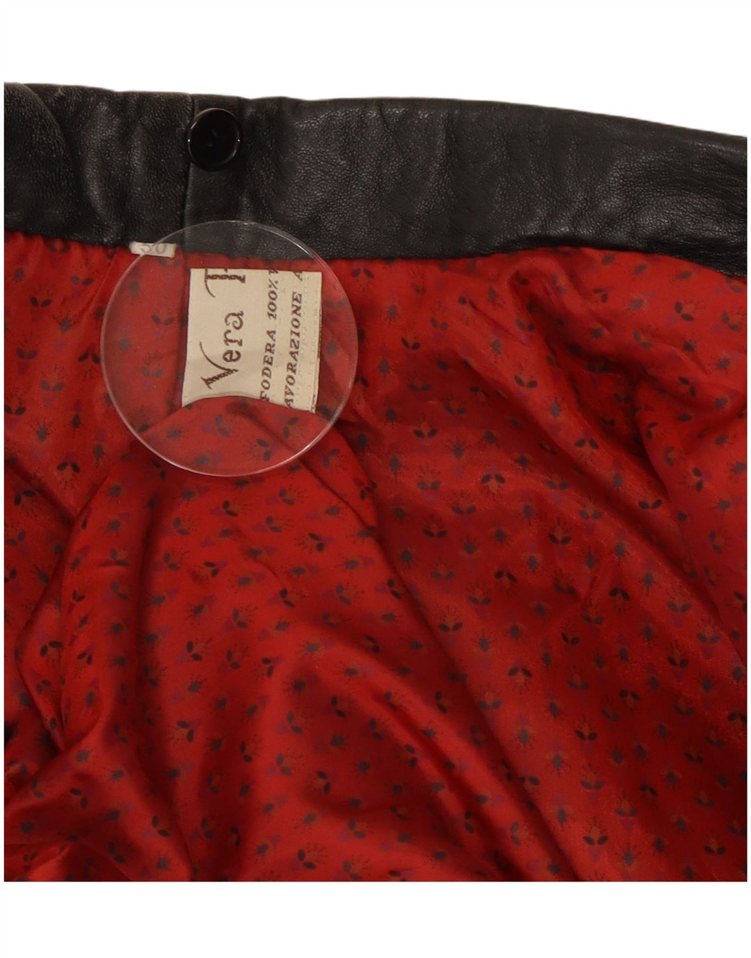 Veste en cuir femme vintage IT 50 XL Cuir noir