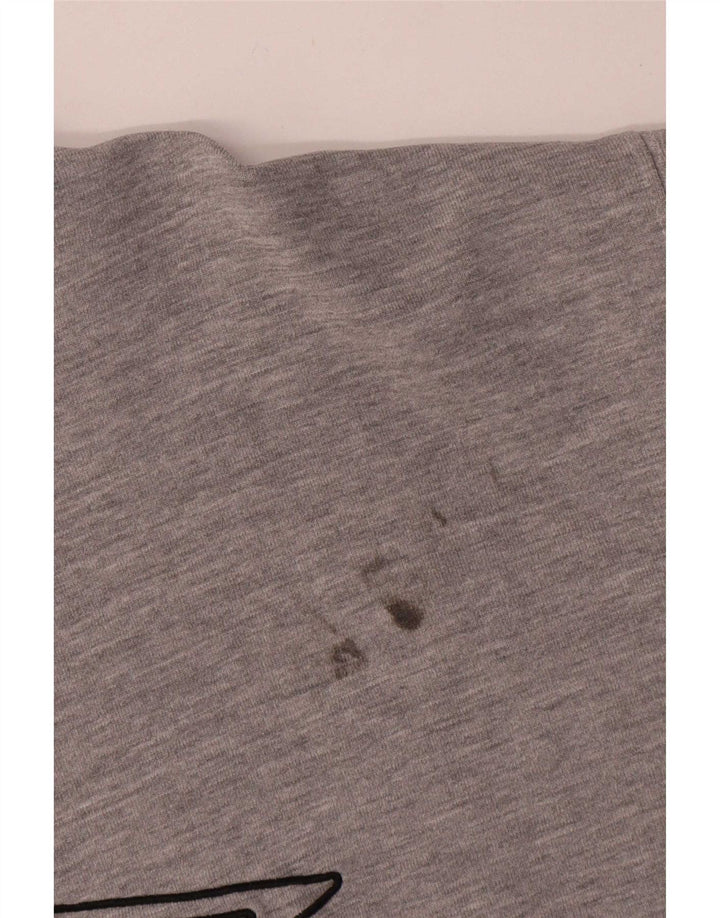 Umbro Sweat-Shirt Graphique Homme XL Gris Moucheté Coton