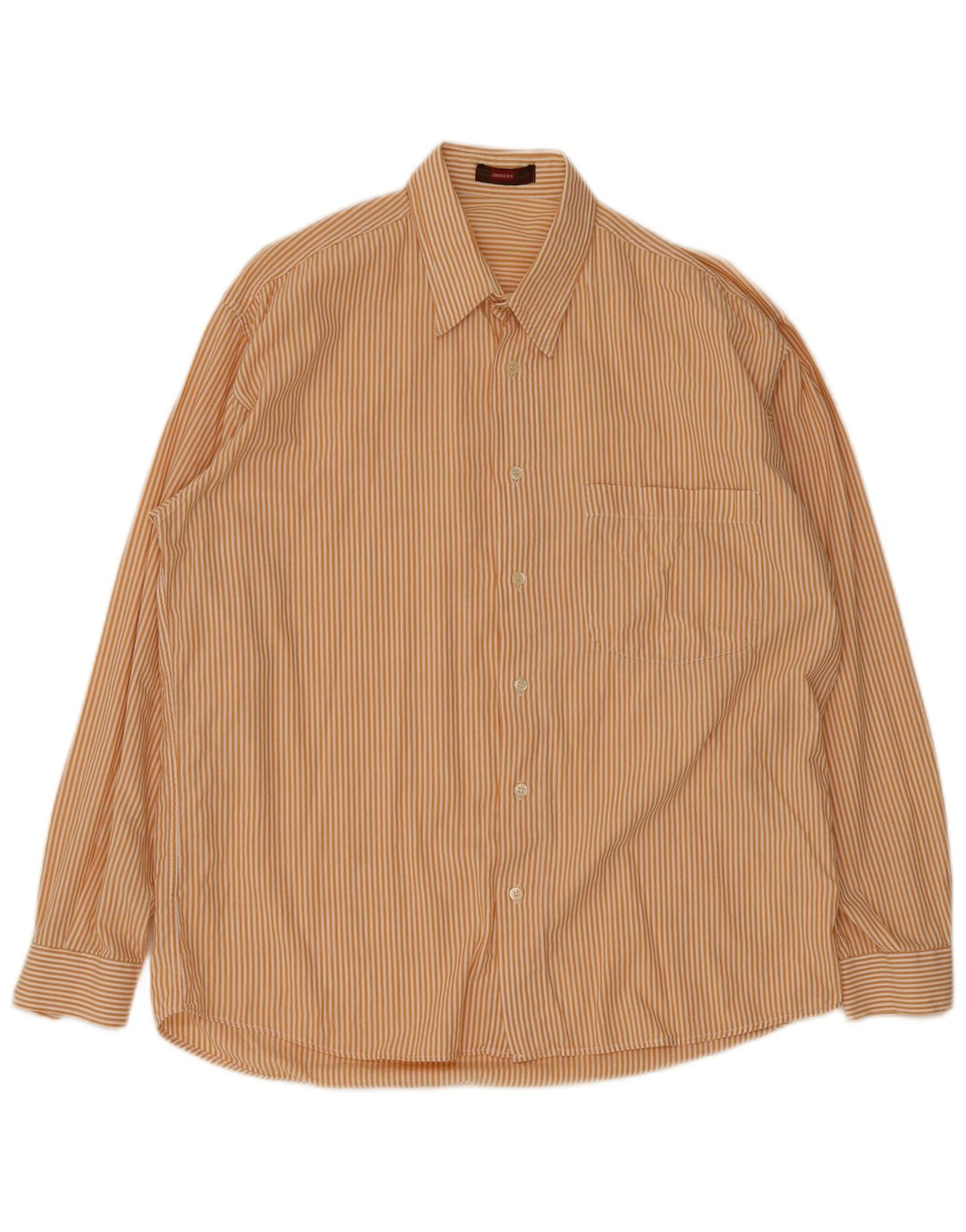 Carrera Chemise Homme Grande Rayure Orange