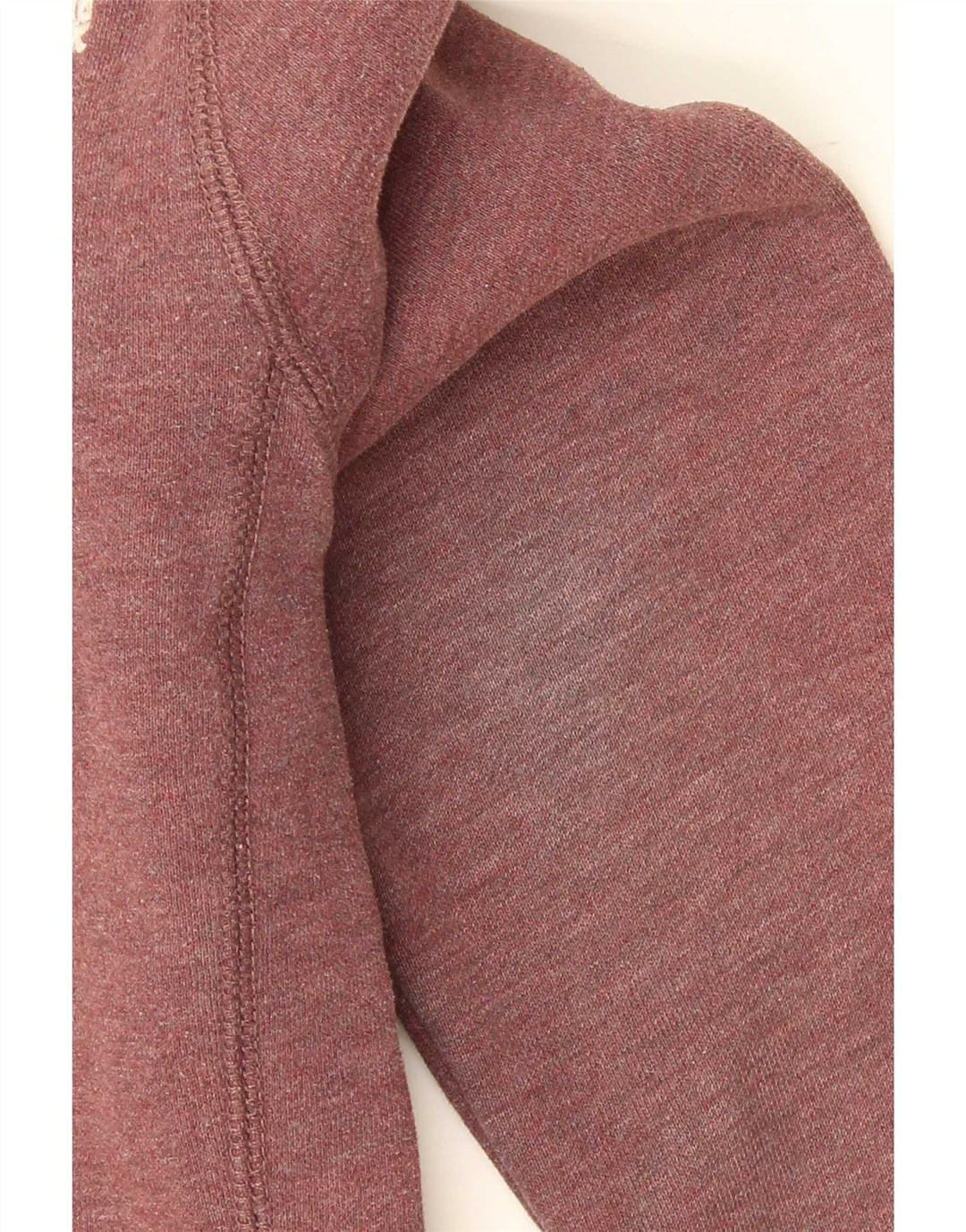 Superdry Sweat-shirt à col boutonné pour homme Petit coton bordeaux