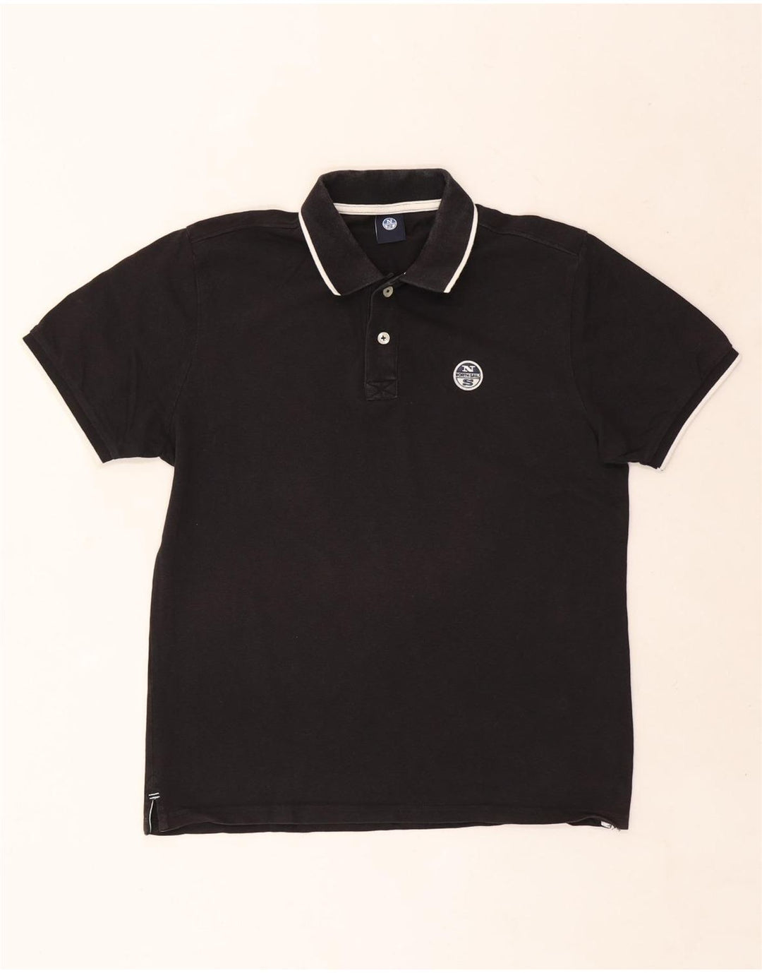 North Sails Polo Homme Coton Noir Moyen