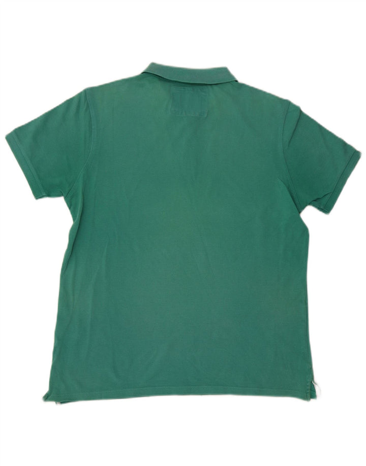 Elvstrom Polo Homme Vert Moyen Coton