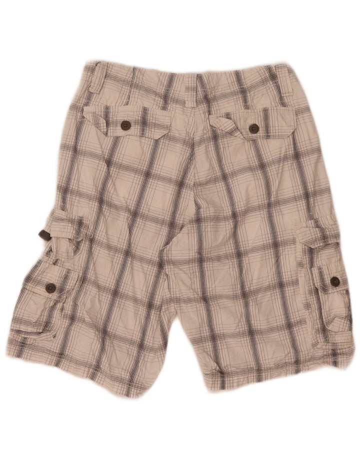 Lee Short cargo pour homme W32 en coton à carreaux blanc moyen