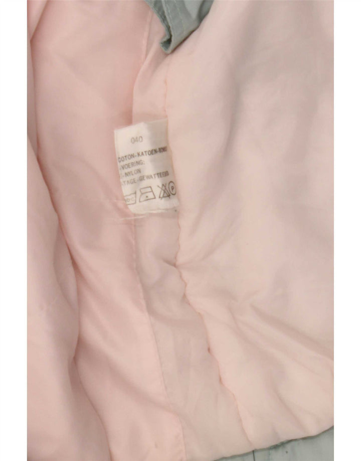 Veste de ski surdimensionnée femme vintage EU 40 Colorblock vert moyen
