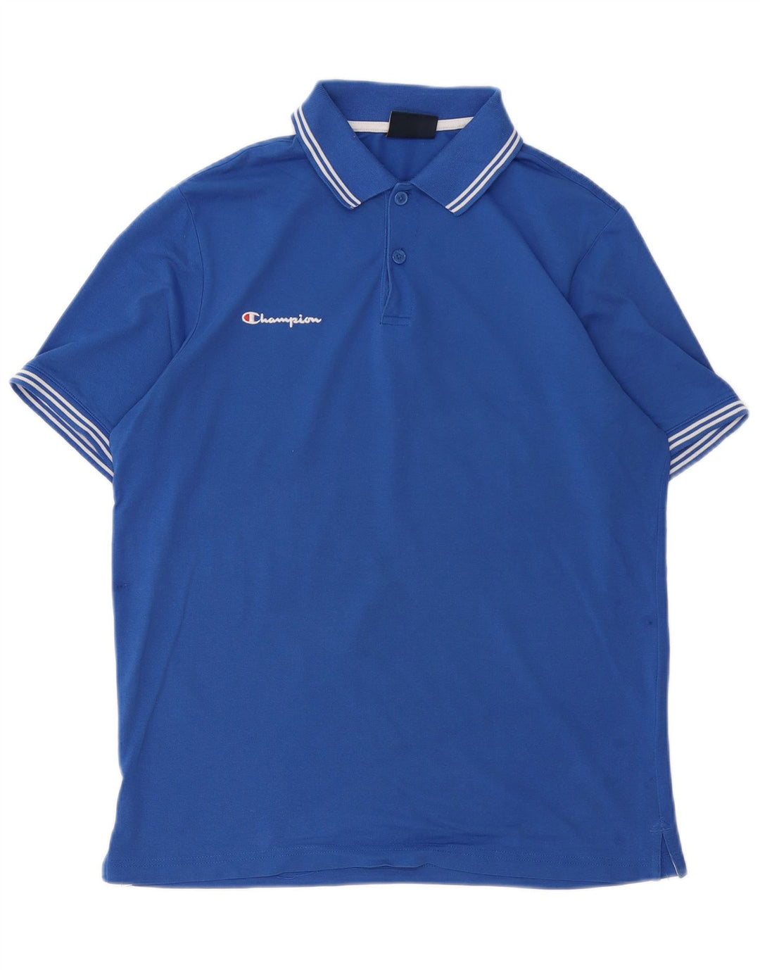 Champion Polo Graphique Homme Grand Bleu