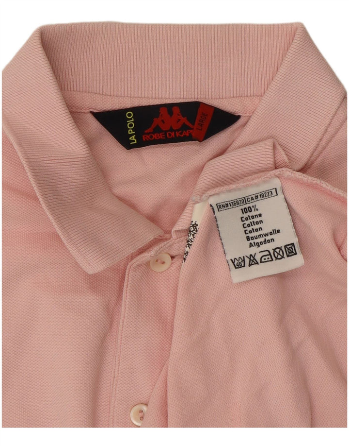 Kappa Polo Homme Grand Rose Coton