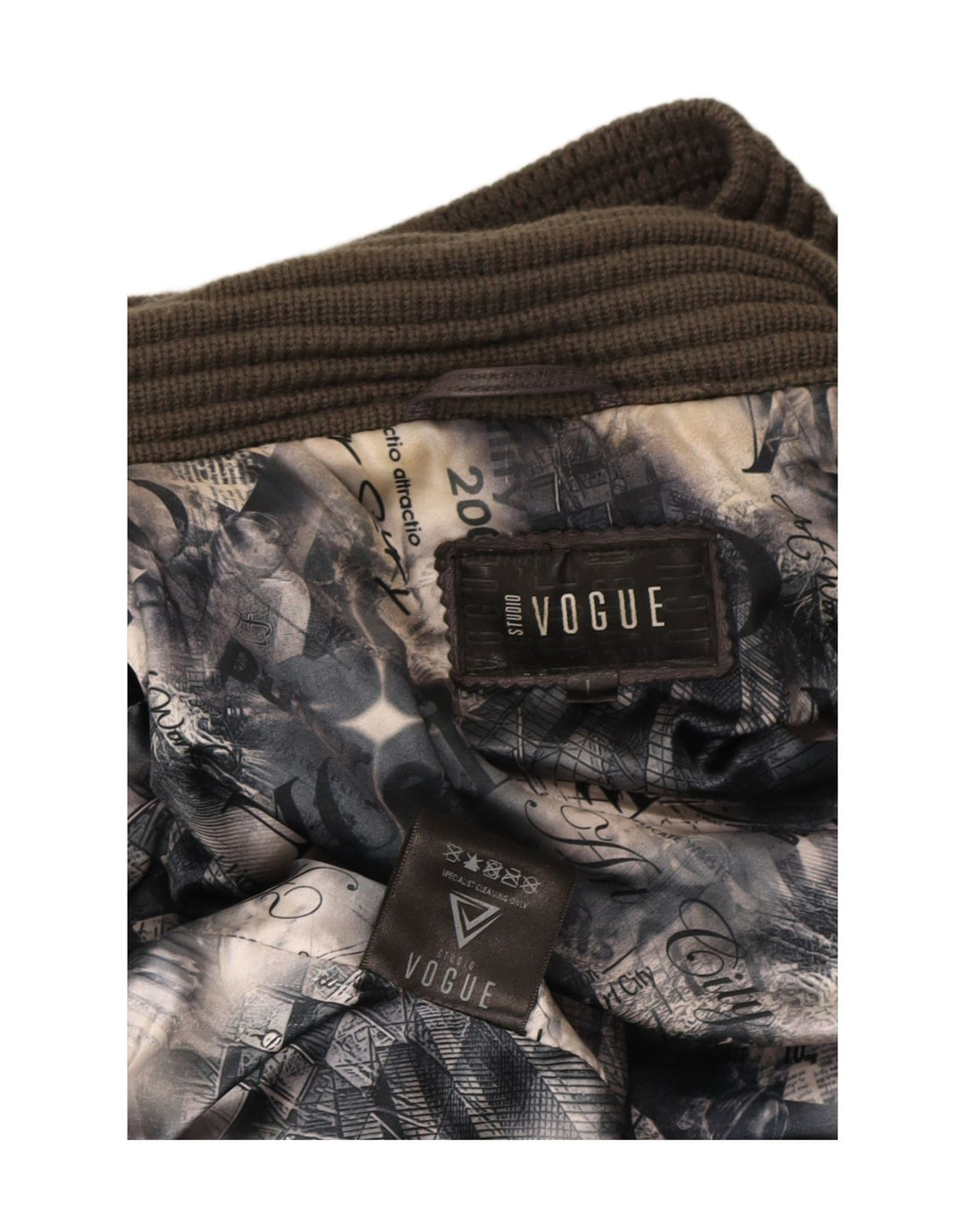 Vogue Manteau en cuir pour femme UK 14 Grand Gris